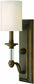 Hinkley Sussex 1-Light Wall Sconce English Bronze 4790EZ