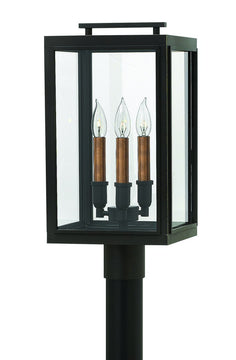 20"H Sutcliffe 3-Light Outdoor Post Light Oil Rubbed Bronze 2911OZ