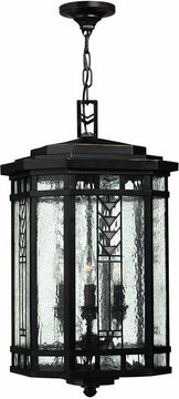 12"W Tahoe 4-Light Outdoor Pendant Regency Bronze
