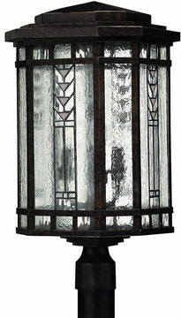 22"H Tahoe 4-Light Large Outdoor Post Lantern Regency Bronze