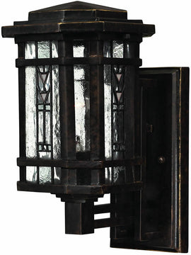 12"H Tahoe 1-Light Outdoor Wall Lantern Regency Bronze
