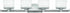 Hinkley Taylor 4-Light Bath Vanity Chrome 5024CM