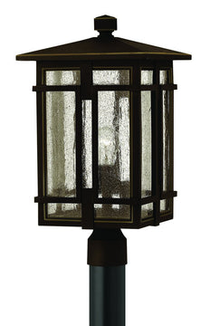 21"H Tucker 1-Light Outdoor Post Light Oil Rubbed Bronze 1961OZ