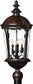 Hinkley Windsor 4-Light Large Outdoor Post Lantern River Rock 1891RK