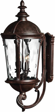 32"H Windsor 4-Light Large Outdoor Wall Lantern River Rock