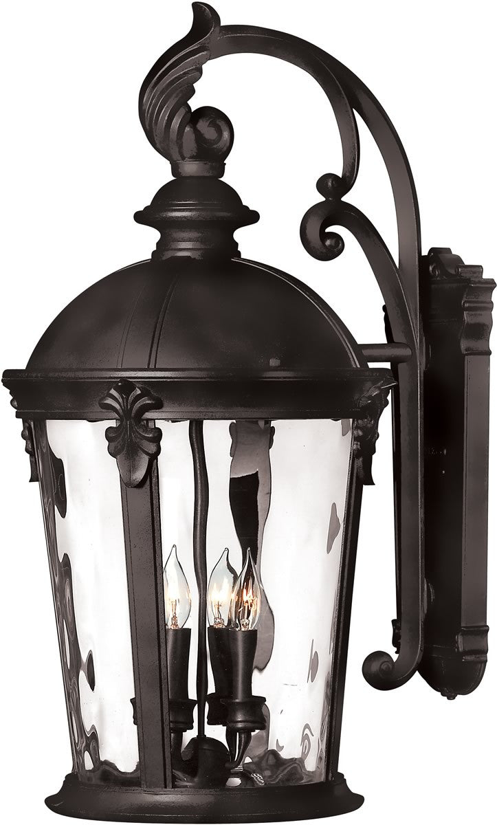 Hinkley Windsor 4-Light Wall Outdoor Black 1899BK