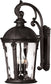 Hinkley Windsor 4-Light Wall Outdoor Black 1899BK