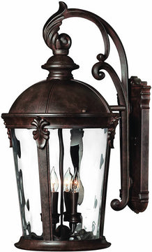 26"H Windsor 4-Light Large Outdoor Wall Lantern River Rock