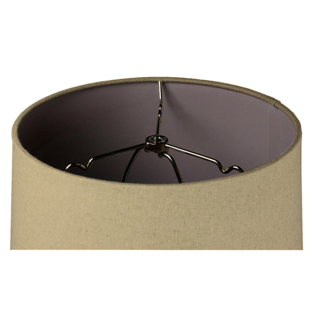 HomeConcept 12x14x10 Sand Linen Drum Lampshade 