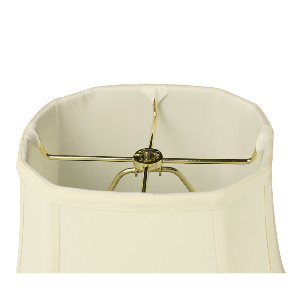 HomeConcept 1-Light Plug In Swag Pendant Ceiling Light Eggshell Shade (7x8)x(12x14)x11