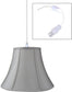 HomeConcept Swag Pendant Plug-In One Light Beige Shade 8x16x12