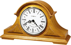 10"H Burton Mantel Clock Golden Oak