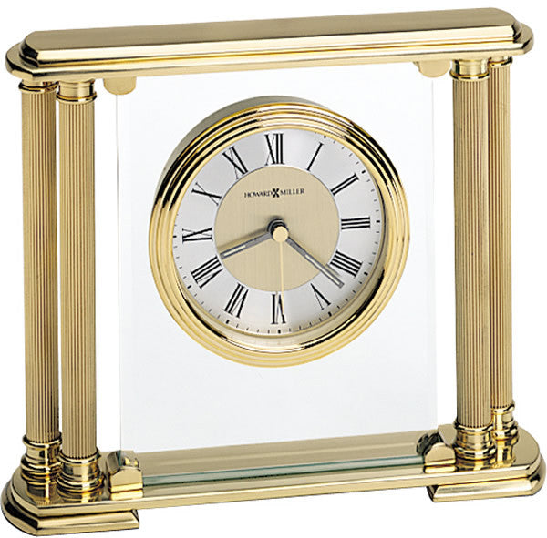 Howard Miller Athens Table-top Clock Brushed Brass 613627