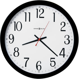 16"H Gallery Wall Wall Clock Black