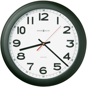 12"H Norcross Wall Clock Matte Black