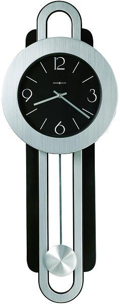 Howard Miller Constance Wall Clock Brushed Nickel and Satin Black 625340