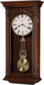 34"H Greer Wall Clock Hampton Cherry