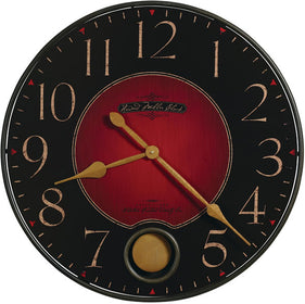 26"H Harmon Rusted Clock Wrought Iron
