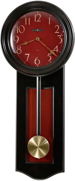 Howard Miller Alexi Wall Clock Worn Black 625390