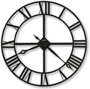 14"H Lacy II Wall Clock Wrought Iron