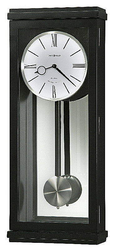 Howard Miller Alvarez Pendulum Wall Clock Black Satin 625-440
