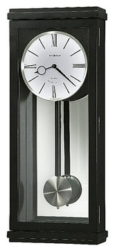 26"H Alvarez Pendulum Wall Clock Black Satin