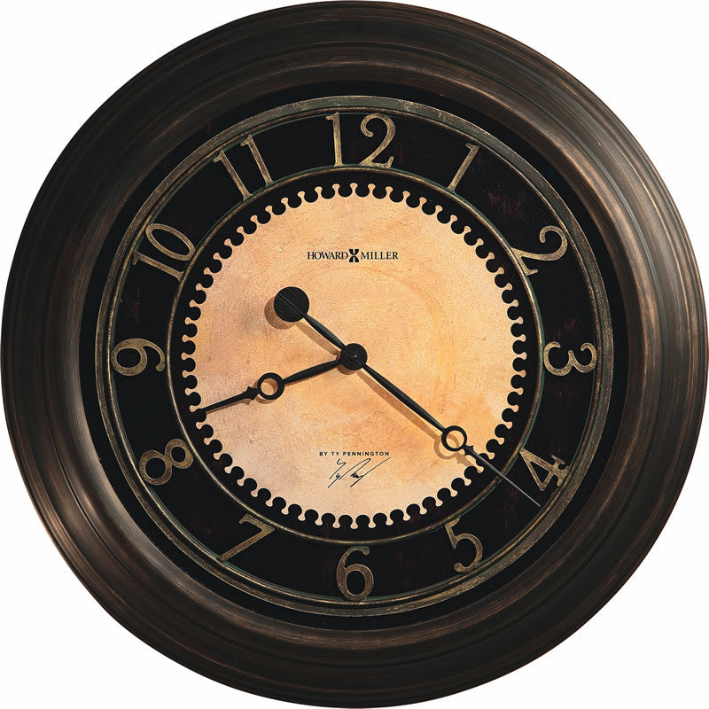 Howard Miller Chadwick Wall Clock in Antique brushed brass 625462