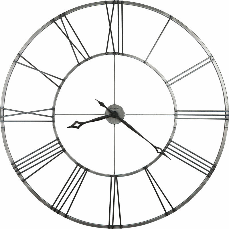 Howard Miller Stockton Wall Clock in Brushed Aged Nickel 625472