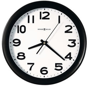 14"H Kenwick Wall Clock Black