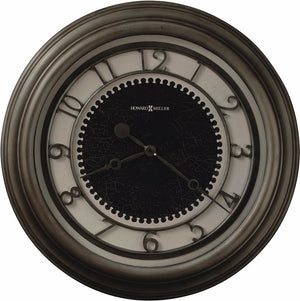 26"H Kennesaw Wall Clock in Antique Nickel