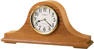 9"H Nicholas Mantel Clock Golden Oak