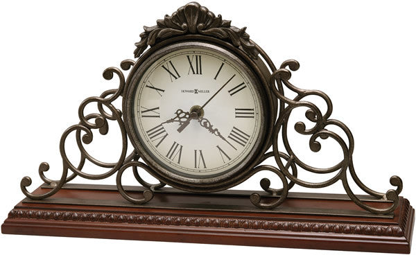 Howard Miller Adelaide Mantel Clock Wrought Iron 635130