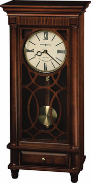 23"H Lorna Mantel Clock in Tuscany Cherry
