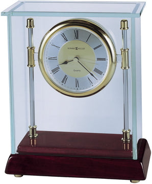 8"H Kensington Table-top Clock Rosewood Hall
