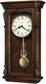 Howard Miller Henderson Quartz Wall Clock Lightly Distressed Hampton Cherry 625378