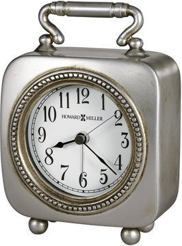 6"H Kegan Alarm Clock Antique Pewter