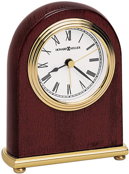 5"H Rosewood Arch Alarm Clock Rosewood Hall
