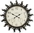Howard Miller Sunburst II Wall Clock Metal with Powder Coated Case 625543