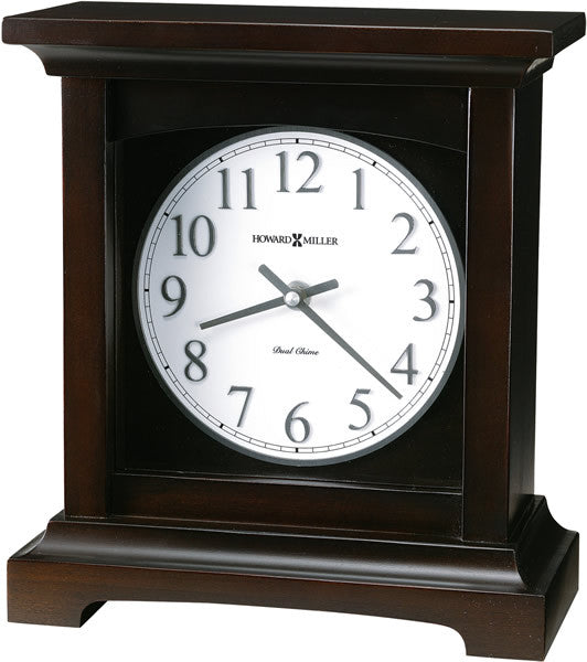 Howard Miller Urban Mantel II Mantel Clock Black Coffee 630246
