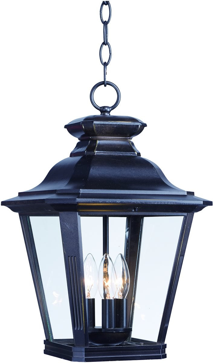 Maxim Knoxville 3-Light Outdoor Pendant 1139CLBZ