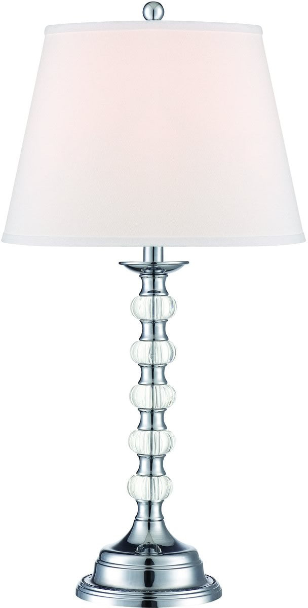 Lite Source Aria 1-Light Table Lamp Chrome LSF22125