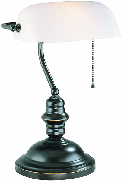 Lite Source Banker Banker's Lamp Dark Bronze LS224DBRZ