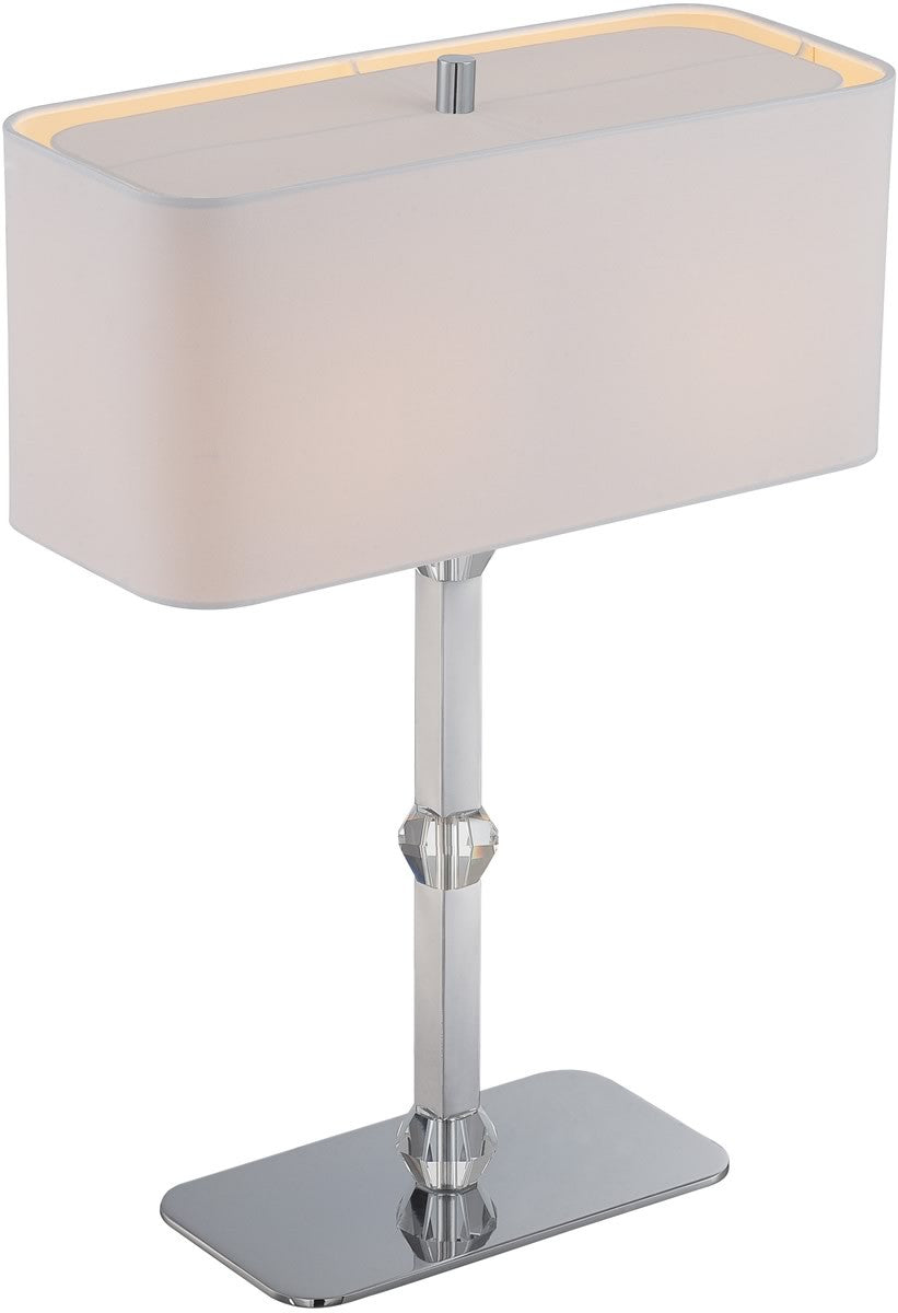 Lite Source Cairo 2-Light Table Lamps Chrome LS22628