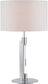 Lite Source Catriona 1-Light Table Lamp Chrome LS22735