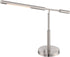 Lite Source Cayden Ii 1-Light Desk Lamps Polished Silver LS21719PS