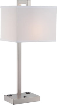 27"H Contento 1-Light Table Lamp Polished