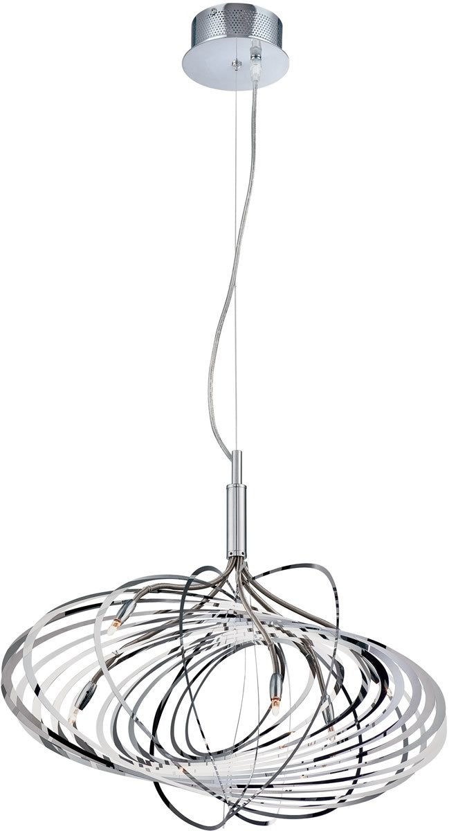 Lite Source Delvina Flush Mount Chrome Stainless Steel LS19225