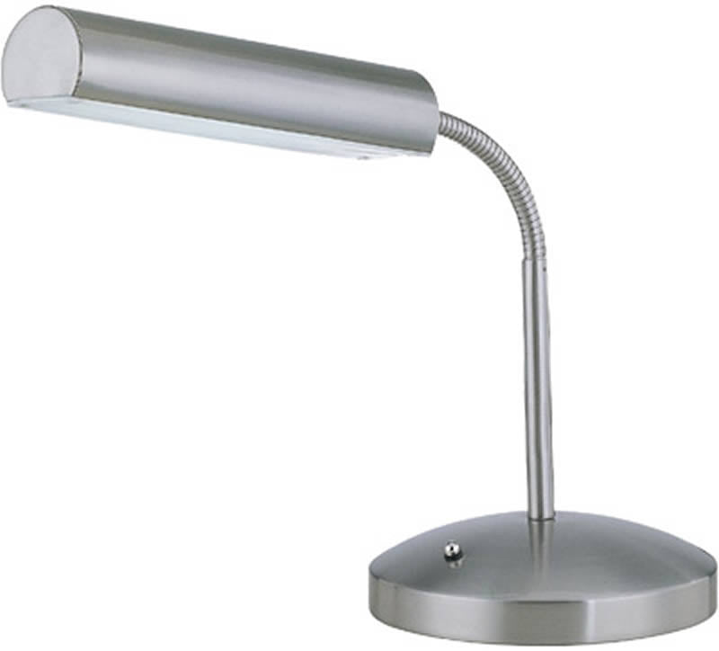 Lite Source Broden Desk Lamp Polished Silver LS20925PS