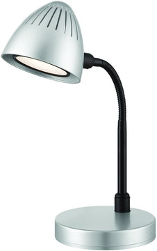 15"H Donati 1-Light LED Desk Lamp Silver