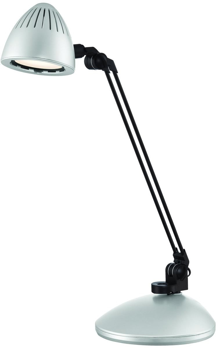 Lite Source Donati 1-Light LED Desk Lamp Silver LS22399SILV